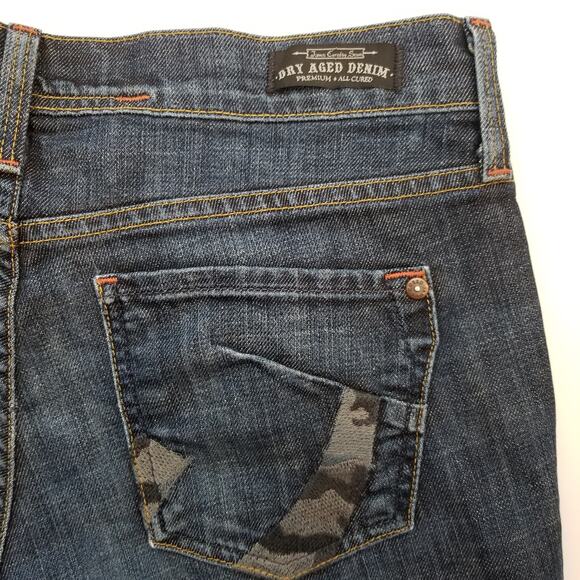 James Cured by Seun Women's Mid Rise Boot Cut Jeans Size 29 - Picture 5 of 10